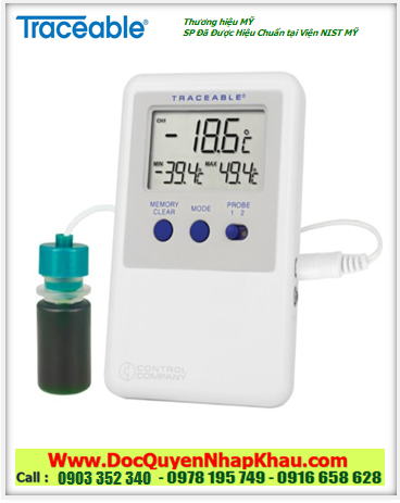 Traceable@ 4737, Nhiệt kế tủ đông tủ lạnh –50 đến 70°C Traceable@ 4737 Ultra™ Thermometer